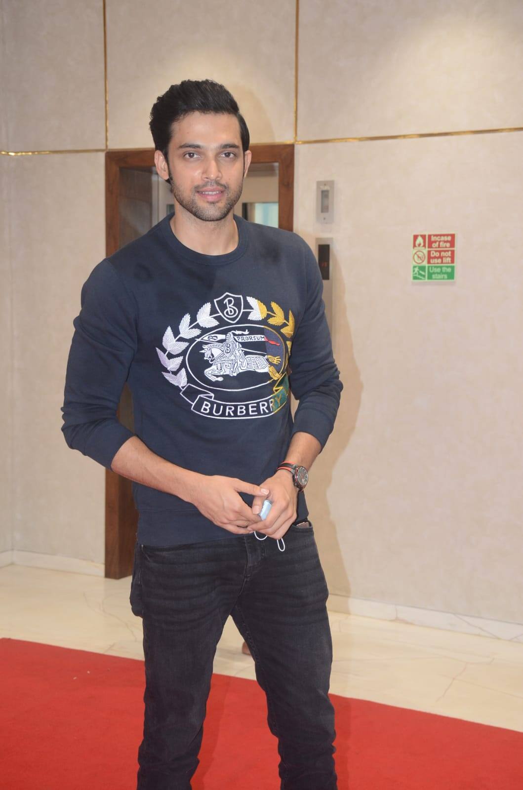 Parth Samthaan spotted in a casual outfit