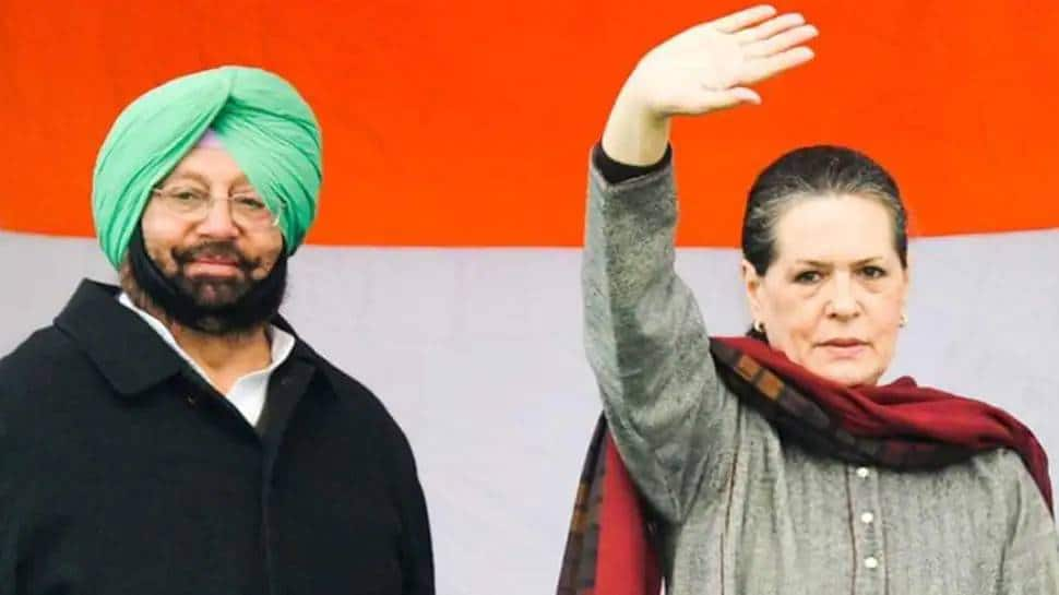 Amarinder Singh speaks to Sonia Gandhi