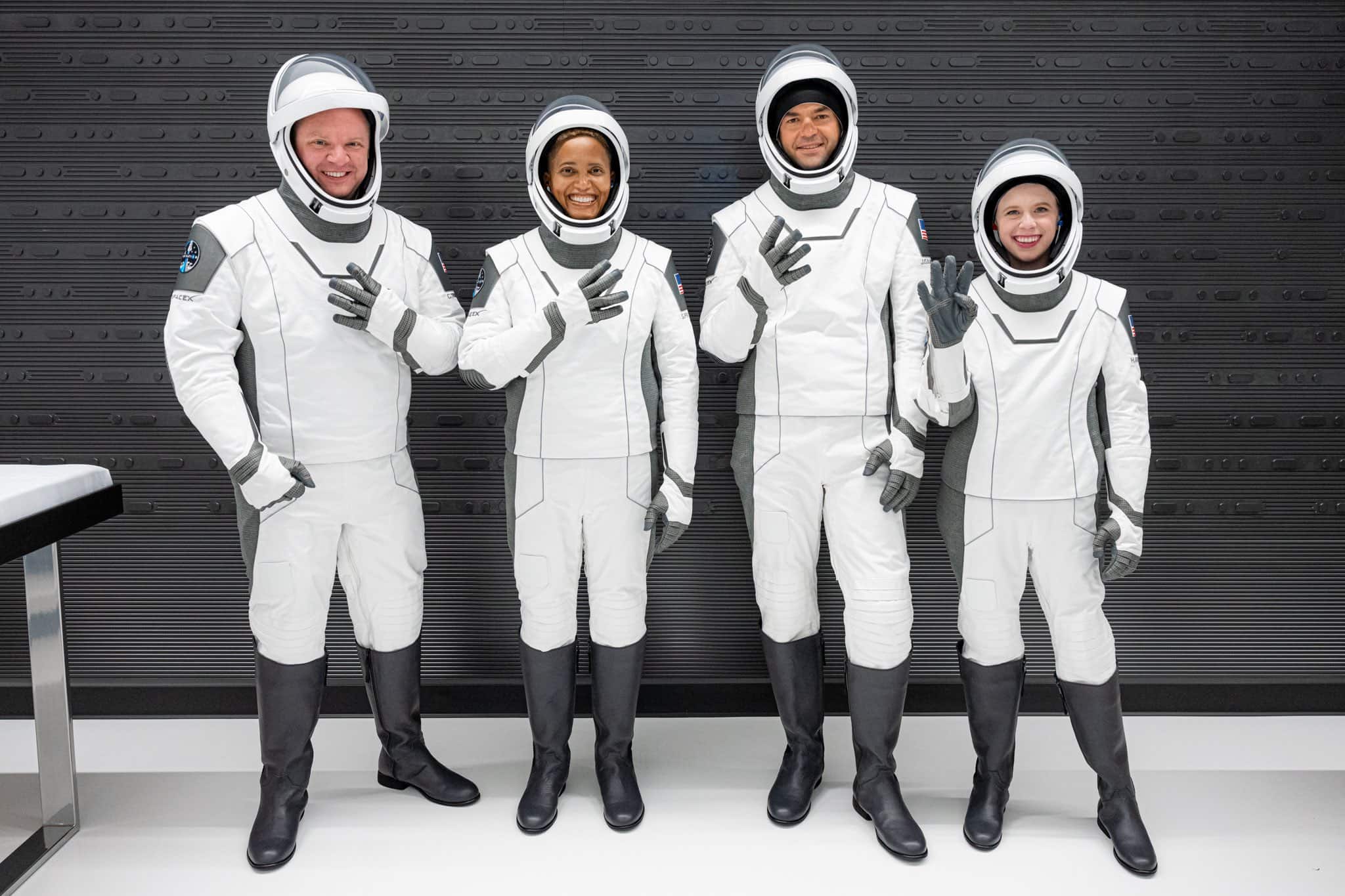Astronauts' special suits