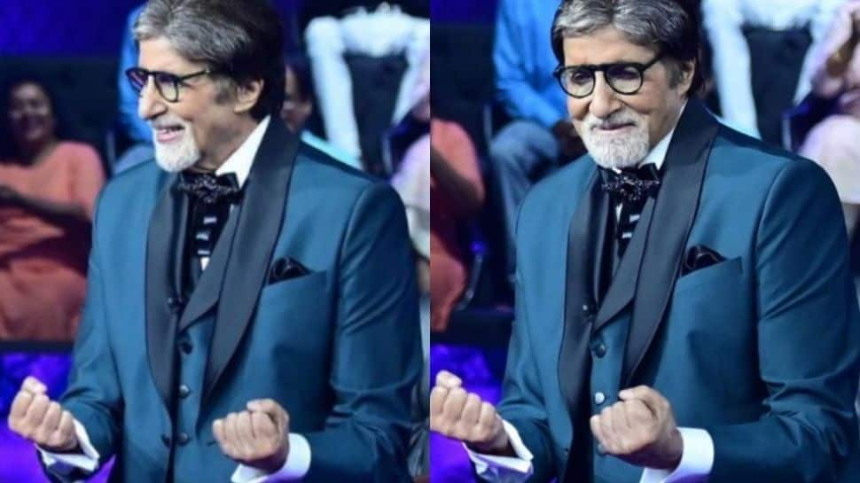 Amitabh Bachchan recreates iconic &#039;Jumma Chumma&#039; step on KBC set, Ranveer Singh reacts!