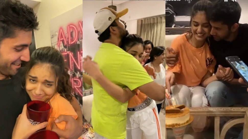 Bigg Boss OTT winner Divya Agarwal celebrates with boyfriend Varun Sood, Rannvijay Singha - Watch