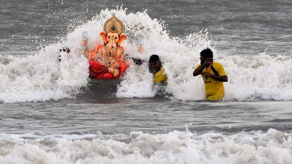 Ganpati Visarjan Across India Devotees Bid Farewell To Lord Ganesha