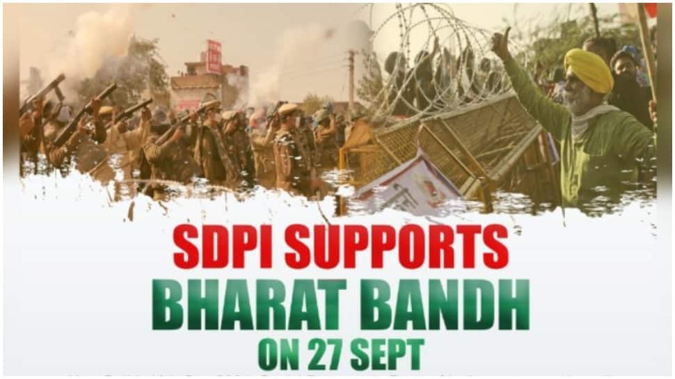 SDPI supports Samyukta Kisan Morcha&#039;s call for &#039;Bharath Bandh&#039; on September 27