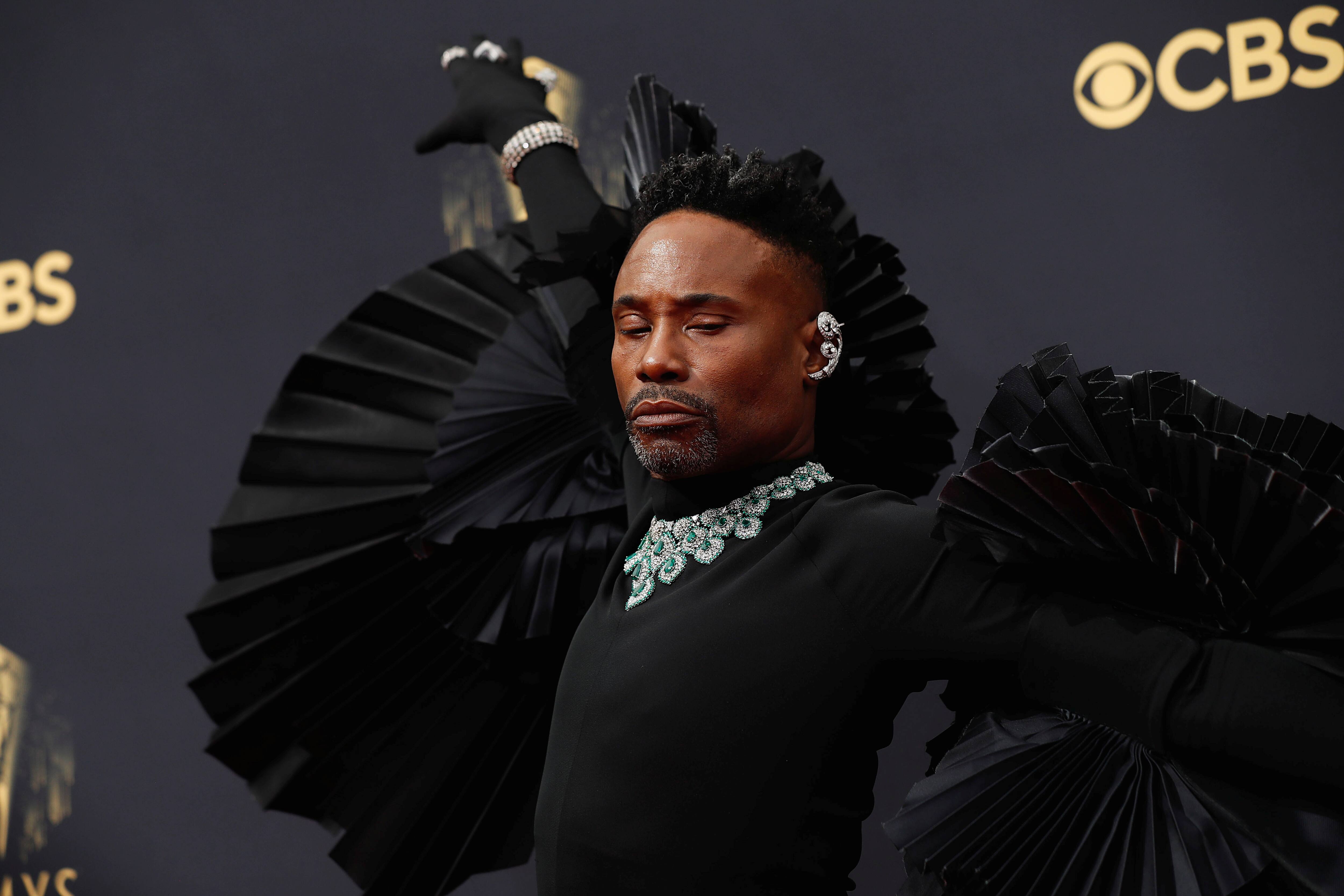 Billy Porter poses for camera