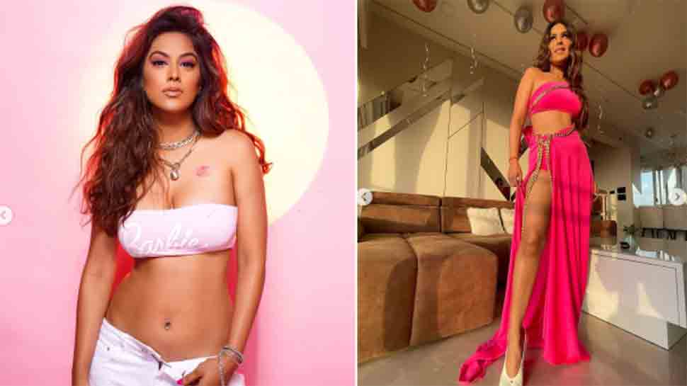 nia sharma birthday dress