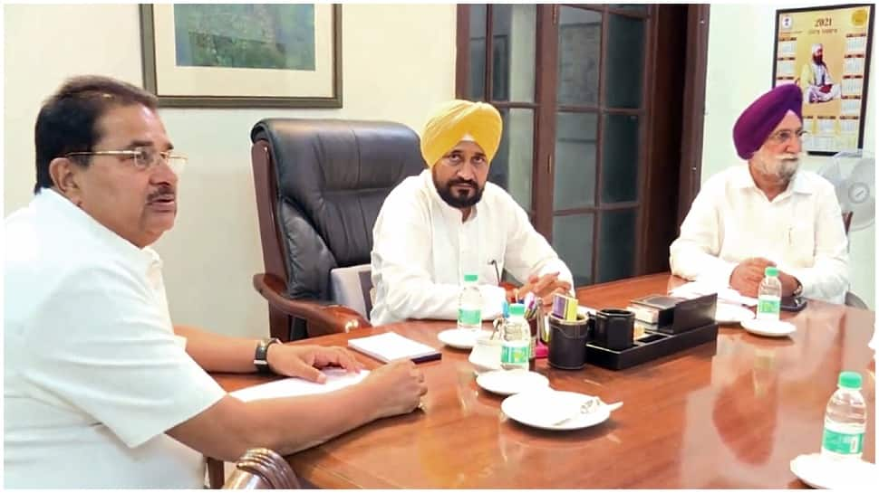 New Punjab CM Charanjit Singh Channi holds first cabinet meet, focuses on pro-poor initiatives | India News | Zee News