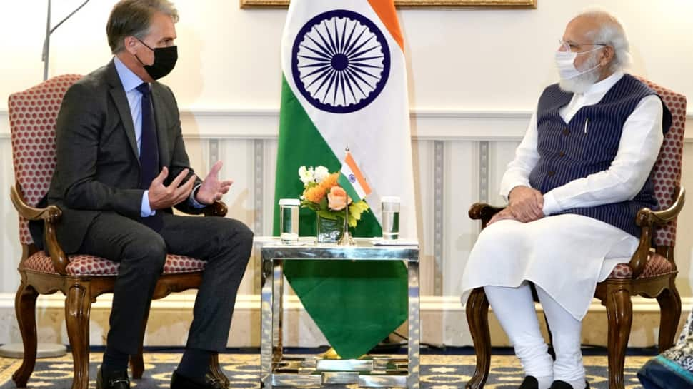 PM Modi meets First Solar CEO Mark Widmar