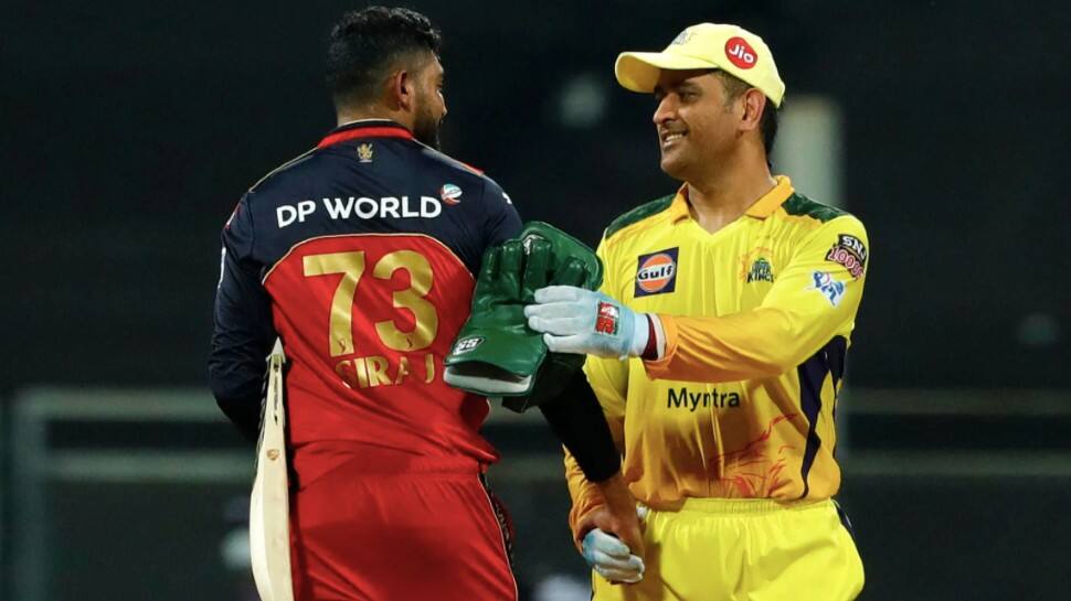 Chennai Super Kings skipper MS Dhoni will be hoping for a second win over Virat Kohli's Royal Challengers Bangalore in IPL 2021. (Photo: BCCI/IPL)