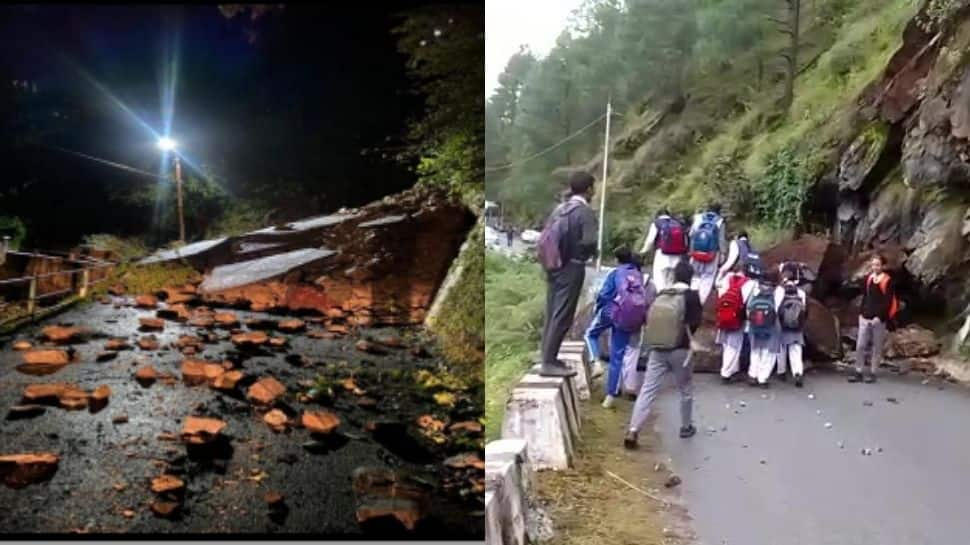 Himachal Pradesh: Landslides in Kinnaur, Shimla following heavy rains