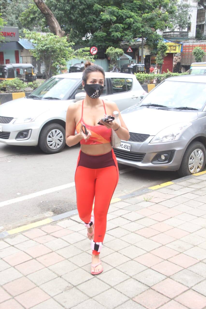 Malaika Arora spotted in her workout gear
