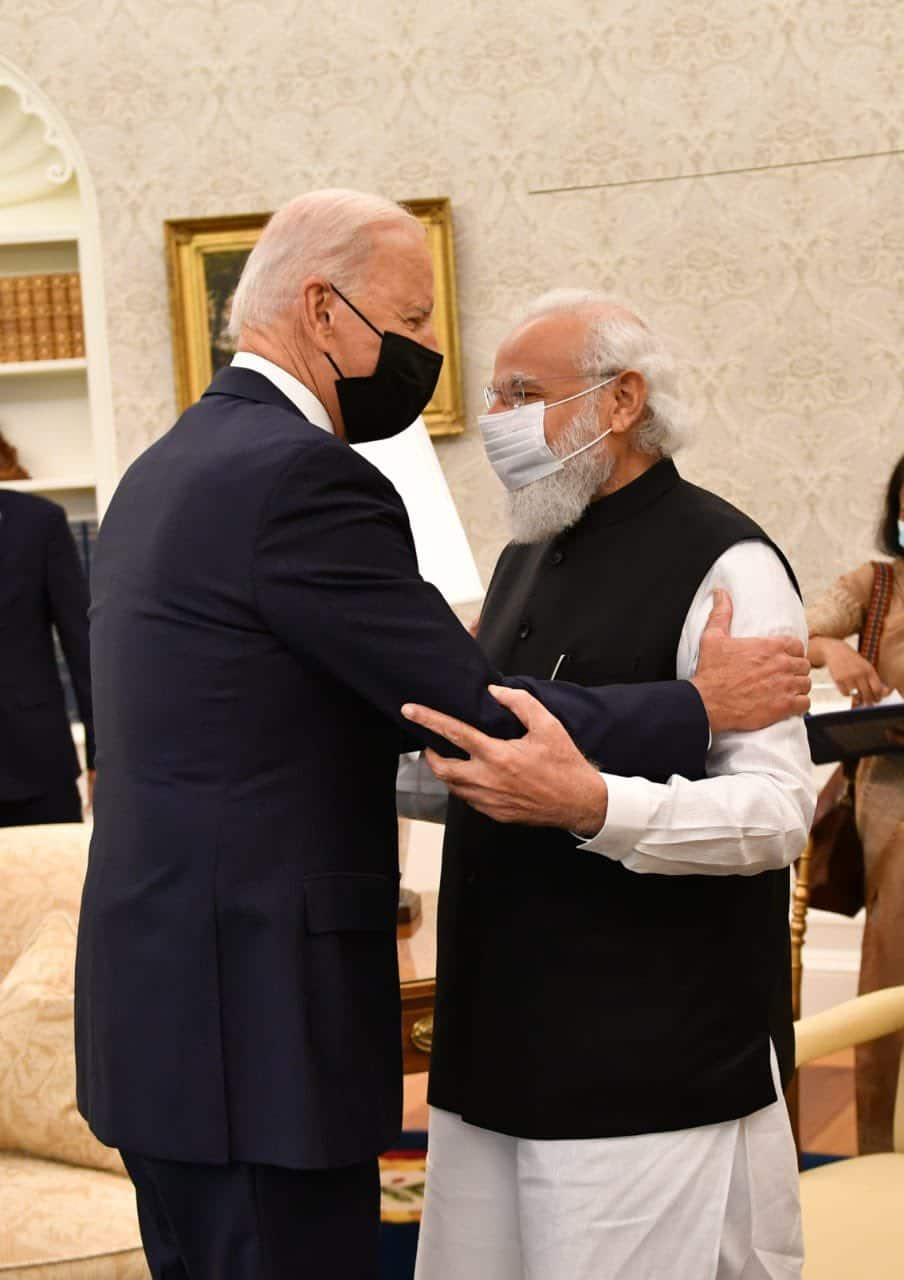 PM Modi and US President Joe Biden hold first bilateral summit