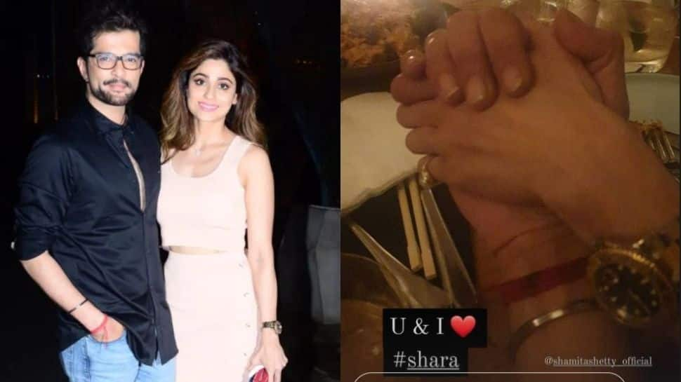 Shamita Shetty and Raqesh Bapat share mushy pic from their first date night!