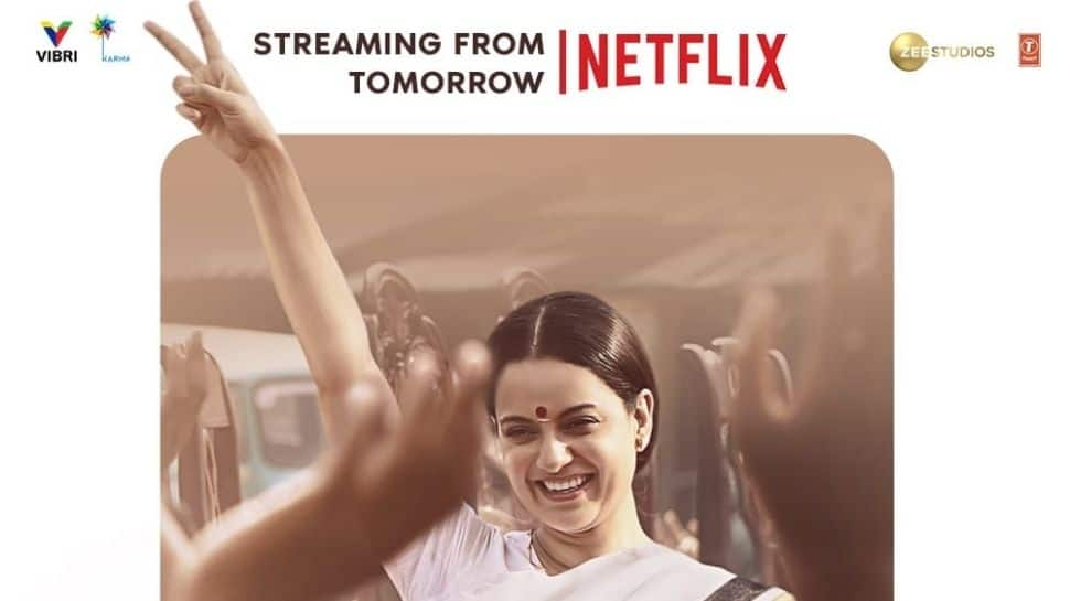 Kangana Ranaut starrer ‘Thalaivii’ now streaming on Netflix!