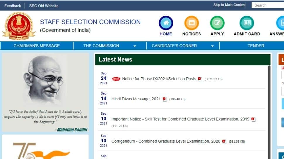 SSC Selection Posts Phase 9, 2021: Check how to apply, eligibility, visit ssc.nic.in