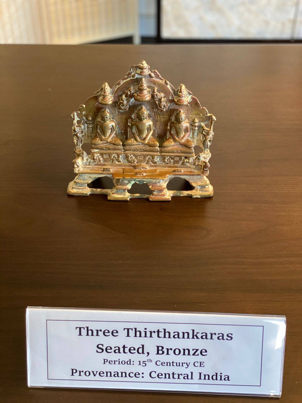 Three Tirthankaras from 15th Century CE