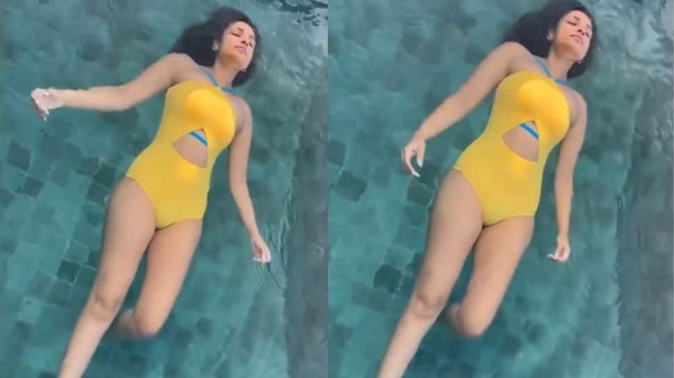 Parineeti Chopra Bollywood Actress Xxx - Parineeti Chopra is a water baby in a stunning yellow monokini - watch video  | People News | Zee News