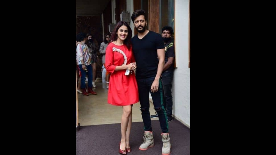 Riteish and Genelia's OOTD!