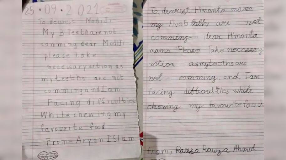 Assam siblings write adorable letters to PM Narendra Modi, CM Himanta Sarma, seek ‘necessary action’, here’s why