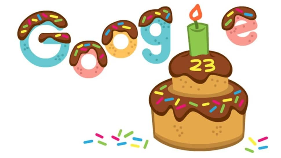 Google turns 23 today, celebrates with a special animated doodle