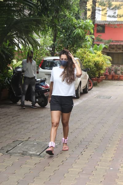 Malaika Arora spotted outside yoga studio