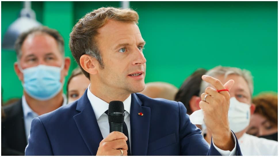 Watch: French President Emmanuel Macron hit with egg