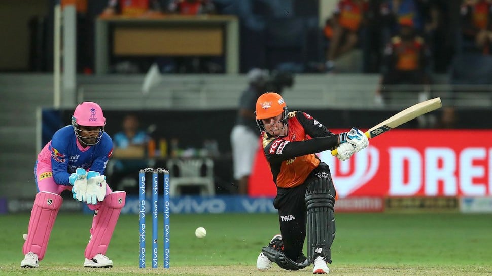 Jason Roy, on debut for Sunrisers Hyderabad, smashed a fifty against Rajasthan Royals in their IPL 2021 match in Dubai. (Photo: ANI)