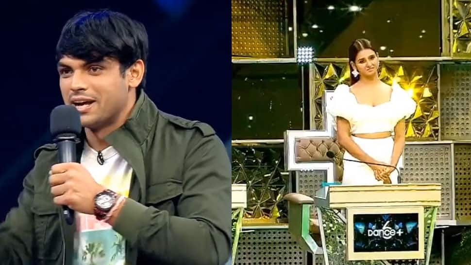 Neeraj Chopra grooves to hit Punjabi song with Raghav Juyal on Dance Plus 6 - Watch