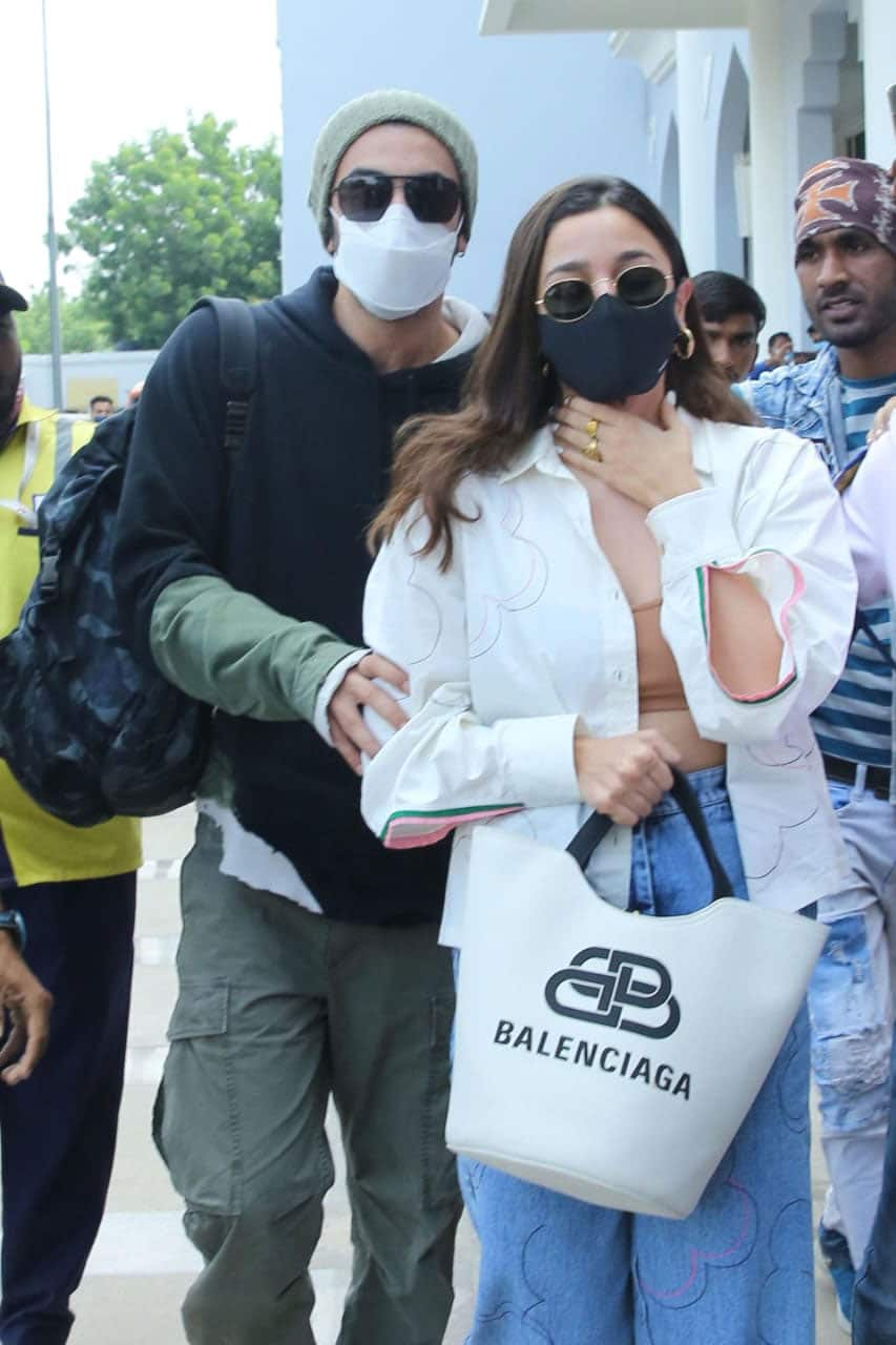 Ranbir Kapoor and Alia Bhatt rush back to Mumbai