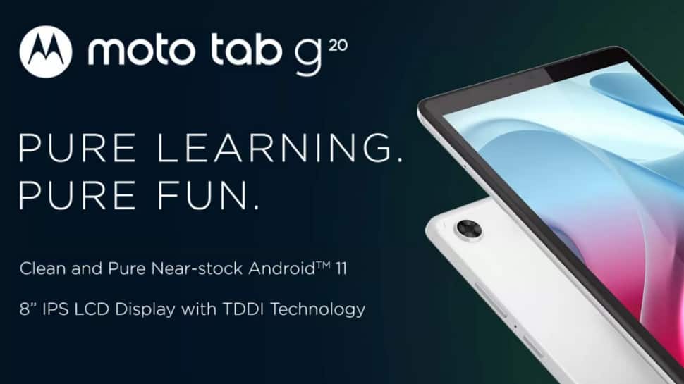 Moto Tab G20 tab with 8-inch LCD display launched in India: Price, features, specs