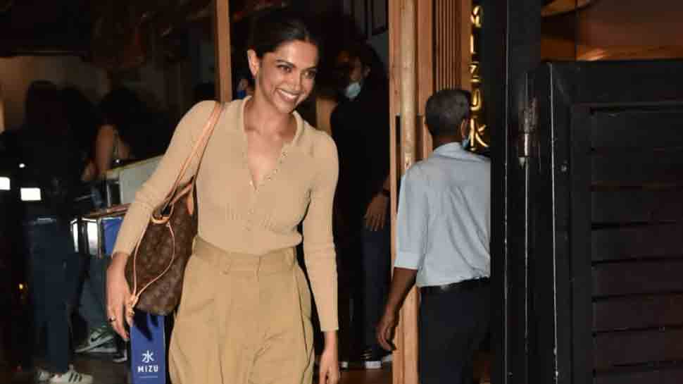 Deepika Padukone steps out for dinner outing in ribbed top and baggy pants, check photos