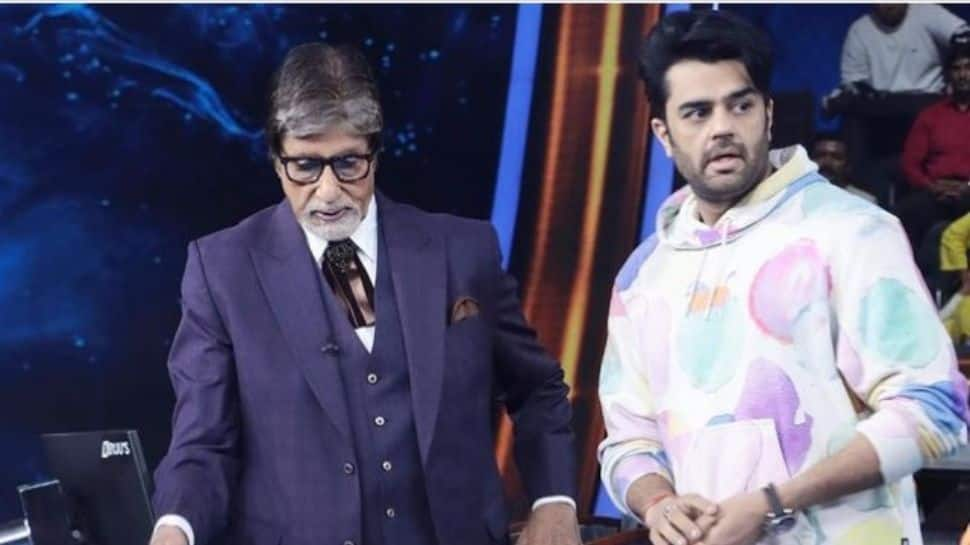 Maniesh Paul to host KBC 13? Actor shares pic with Amitabh Bachchan from the sets!