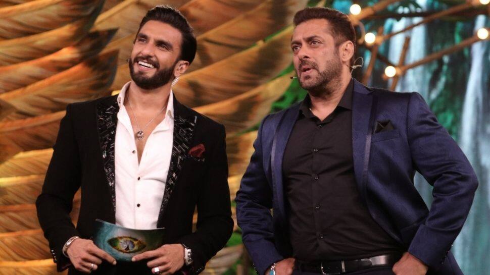 Ranveer Singh joins Salman Khan on Bigg Boss 15 Grand Premiere, latter says ‘Colors ki toh nikal padi’