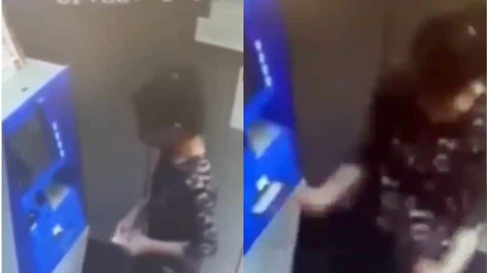 Salary credited: Girl can&#039;t control her happiness, dances while withdrawing money from ATM