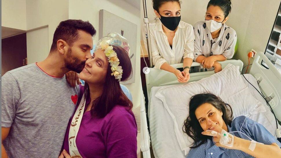 Soha Ali Khan shares Neha Dhupia&#039;s photo from hospital after she delivers baby boy!