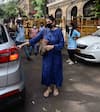 Shah Rukh Khan's manager Pooja Dadlani outside NCB office