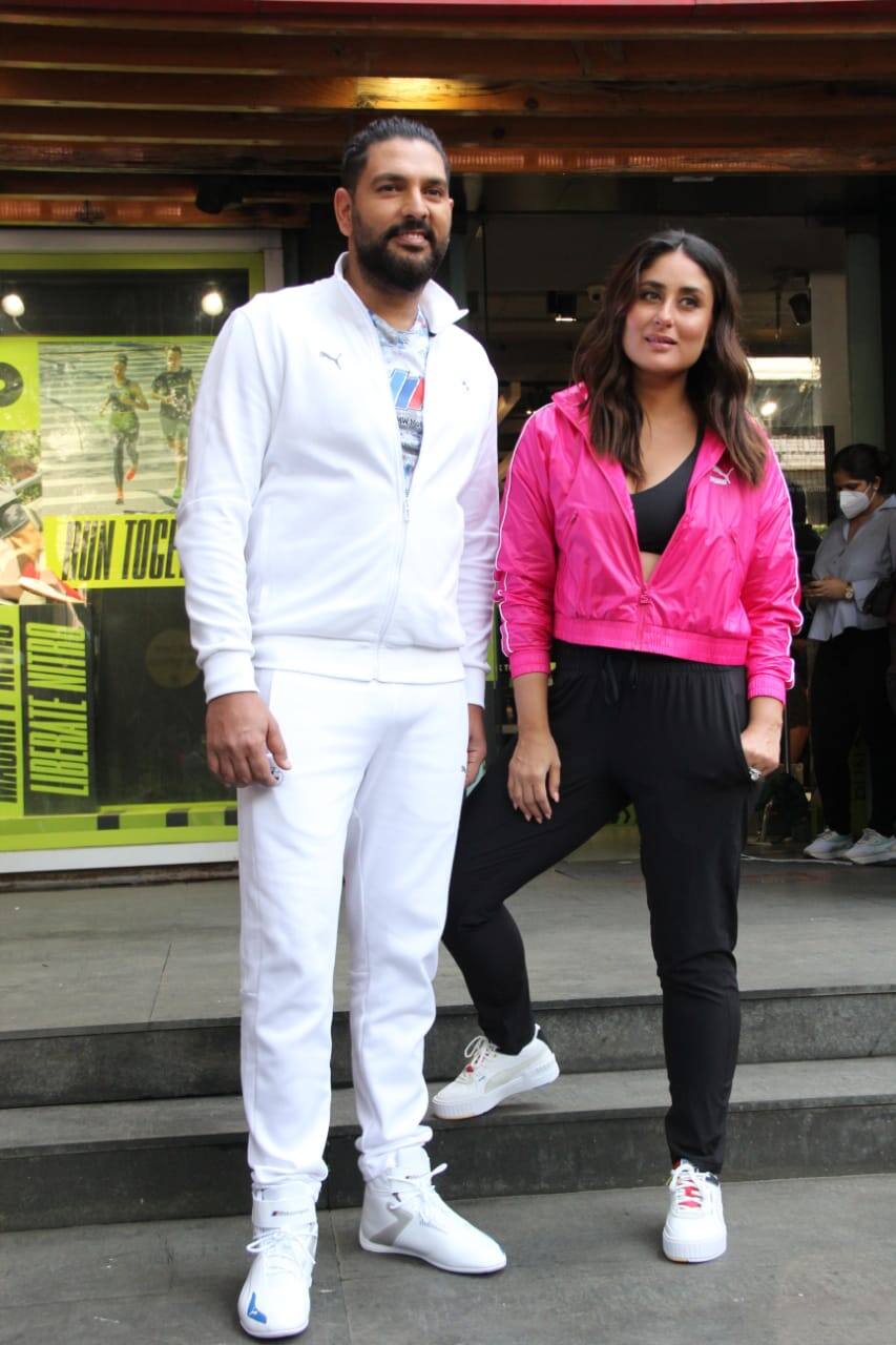 Yuvraj Singh looks smart in all-white ensemble