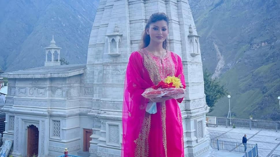 On Navratri, Urvashi Rautela shares divine pic from Joshimath in Uttarakhand - See Photo