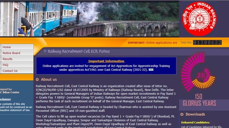 East Central Railway Recruitment 2021: Vacancy for 2206 posts, go to rrcecr.gov.in