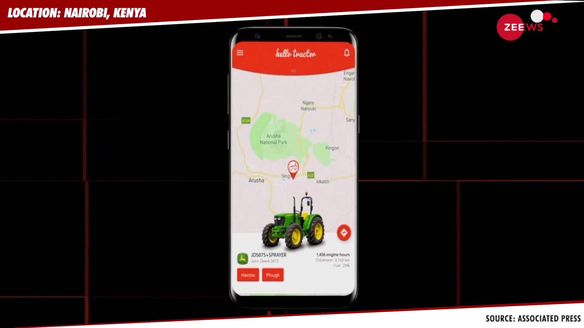 Hello Tractor App allows farmers to hire tractors on demand Zee News