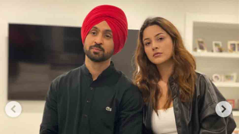 Shehnaaz Gill beats &#039;Honsla Rakh&#039; co-star Diljit Dosanjh in new viral video, fans elated