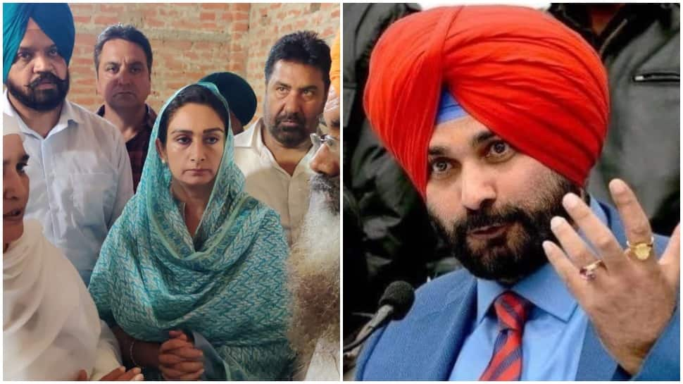 Lakhimpur Kheri violence: Navjot Singh Sidhu, Harsimrat Badal meet families of victims