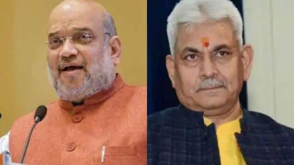 Targeted killings in Kashmir: Amit Shah, J&amp;K LG Manoj Sinha likely to discuss security situation today 