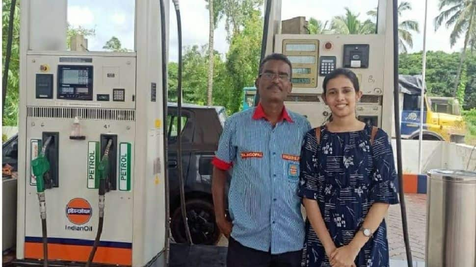 Daughter of petrol pump attendant in Kerala bags seat in IIT Kanpur, netizens shower praise