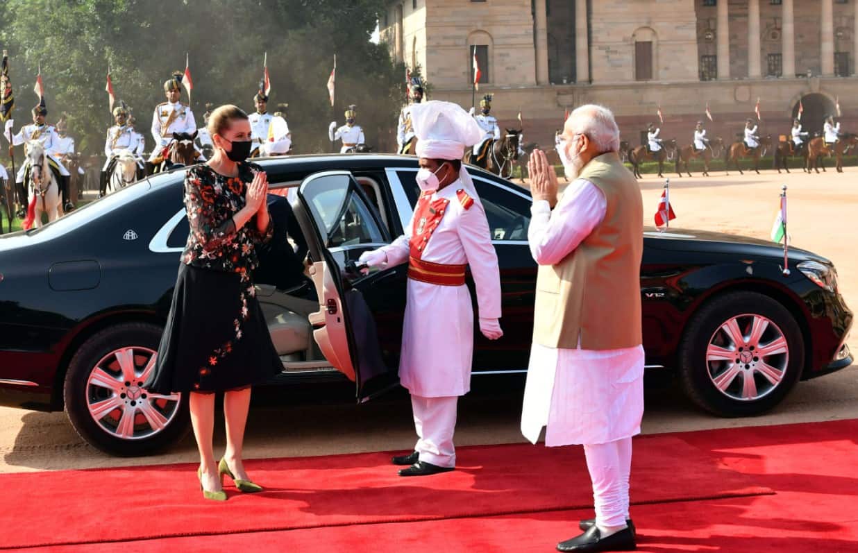 PM Narendra Modi meets his Danish counterpart