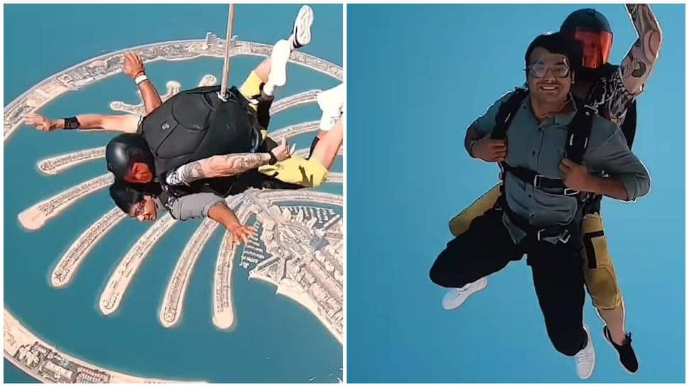 After vacation in Maldives, Neeraj Chopra enjoys skydiving in Dubai