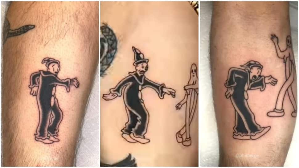 Amazing! Artist makes motion video with 76 cool tattoos drawn by him-- Watch
