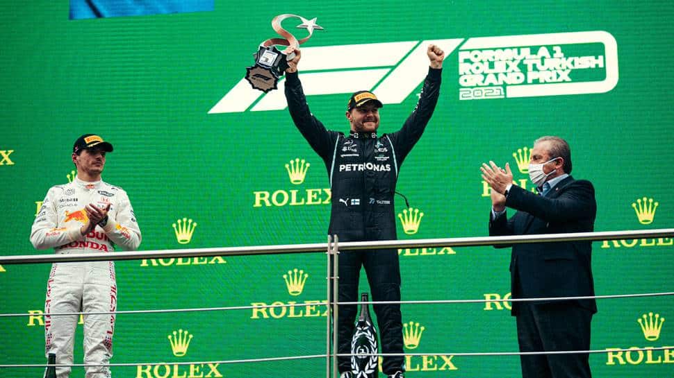 Turkish GP: Valtteri Bottas wins, title advantage to Max Verstappen