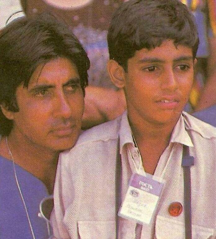 Abhishek shares a throwback pic of Abhishek