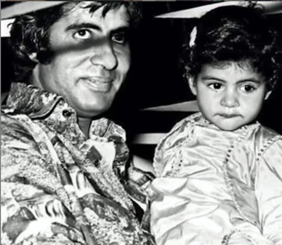 Big B often shares adorable pictures with his daughter