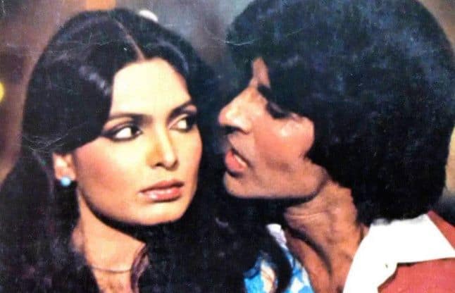 Amitabh and Parveen Babi